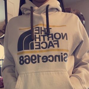 Cream the north face hoodie